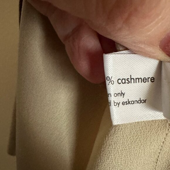 Eskander Wool Cashmere Boxy Jacket Womens Size 6/8 Lagenlook Old Money Luxe Mod - Picture 10 of 14